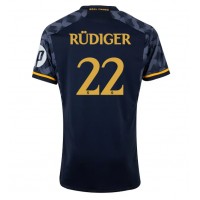 Pánský Fotbalový dres Real Madrid Antonio Rudiger #22 2023-24 Venkovní Krátký Rukáv